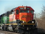 BNSF 7888 East with 3 EMD vets